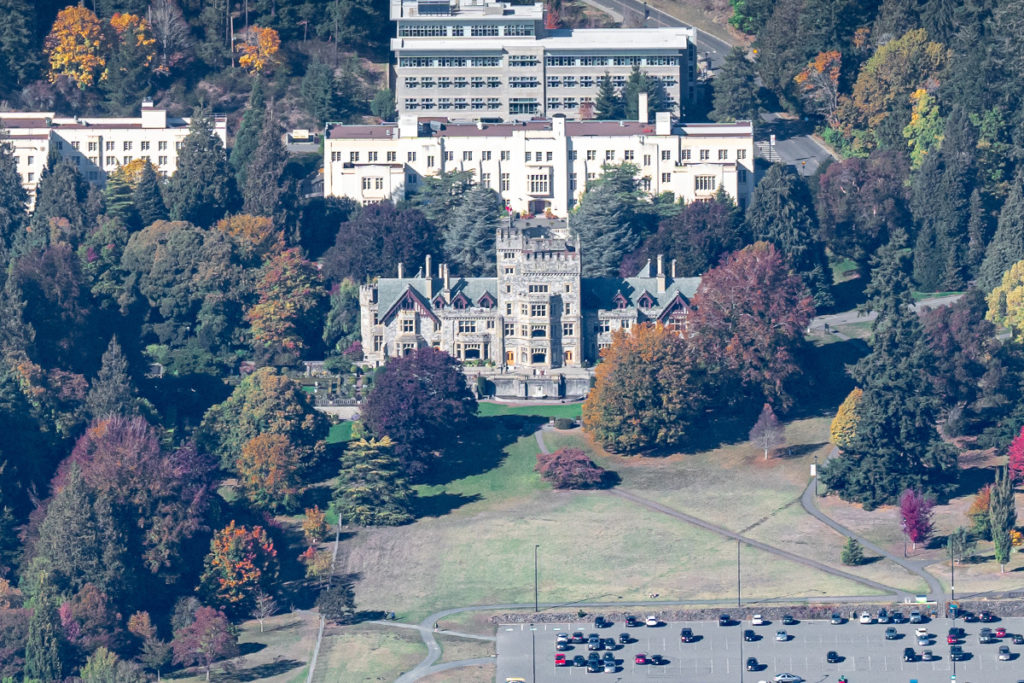 Hatley Castle Aerial View